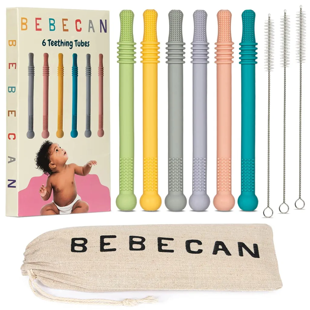 BEBECAN Teething Sticks for Babies