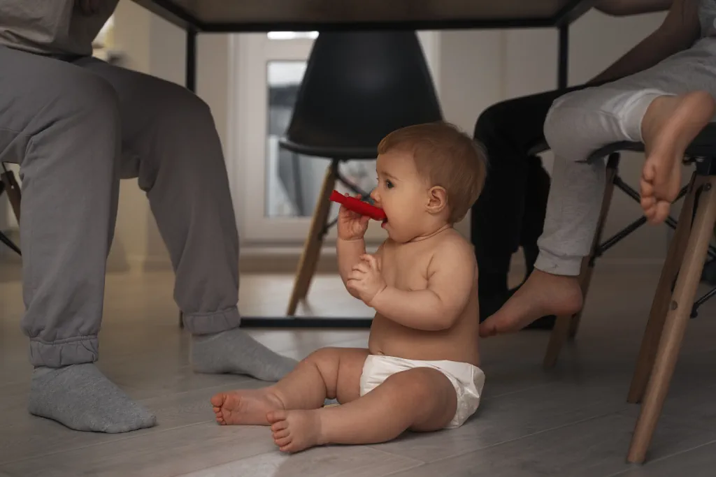 Clean Living Baby Diapering