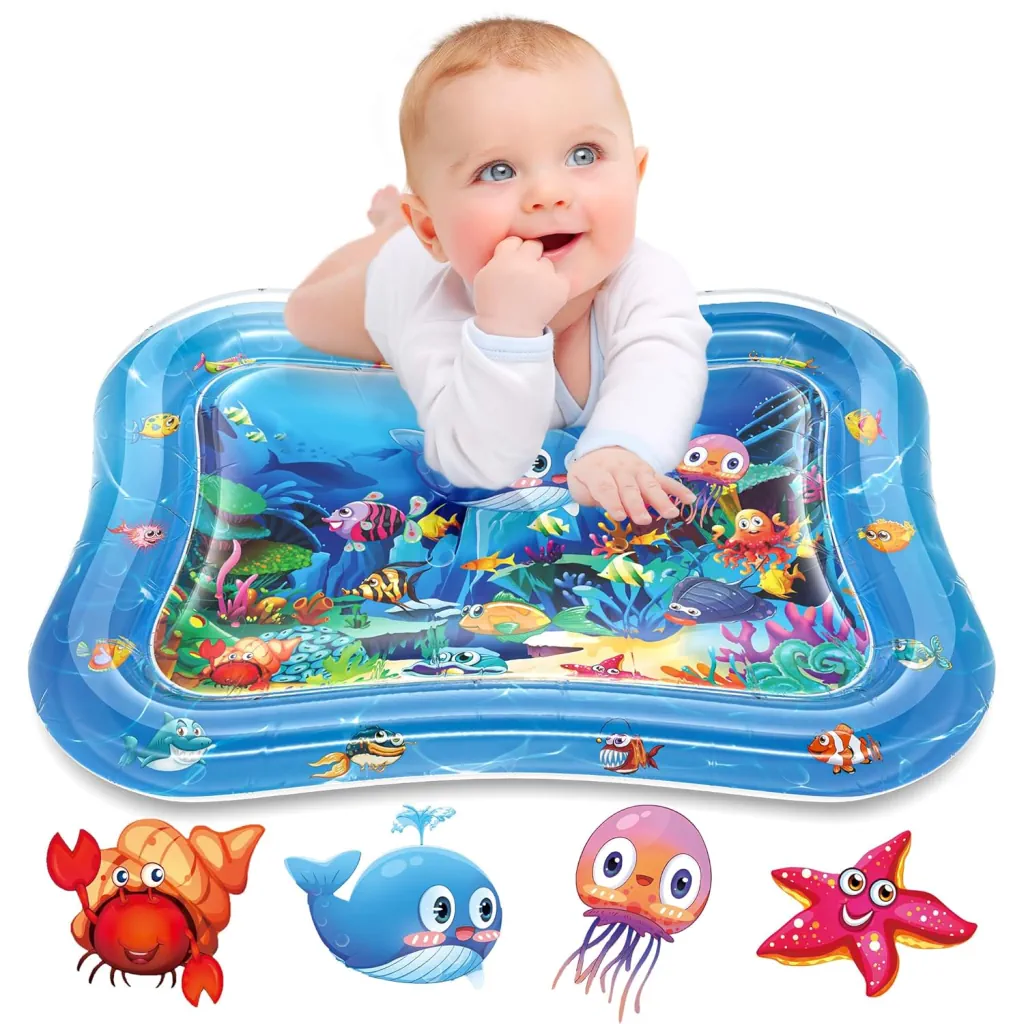 Infinno Inflatable Tummy Time Mat Premium Baby Water Play Mat for Infants and Toddlers Baby Toys
